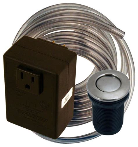 Westbrass Disposal Air Switch and Single Outlet Control Box, 